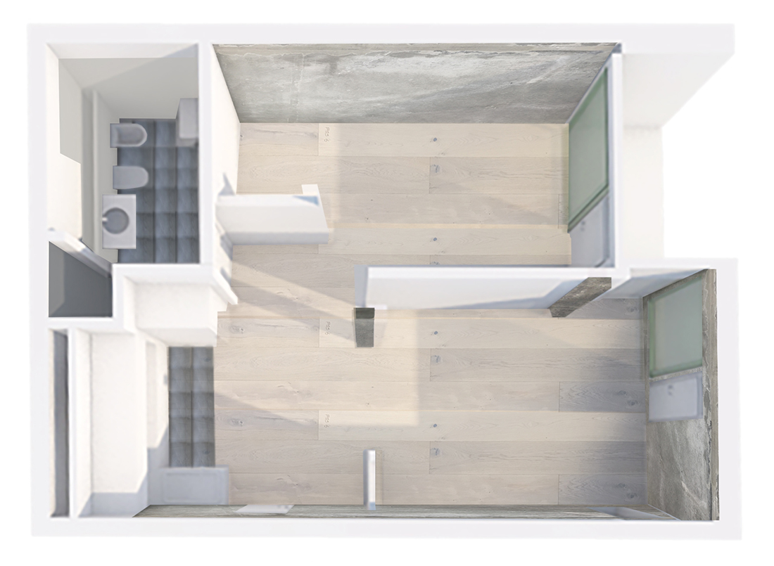 Modern loft style apartment